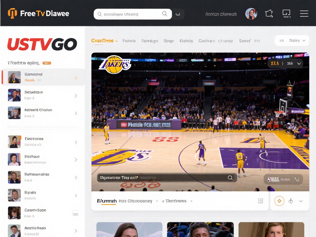 一些免费看电视直播的网站，如USTVGO